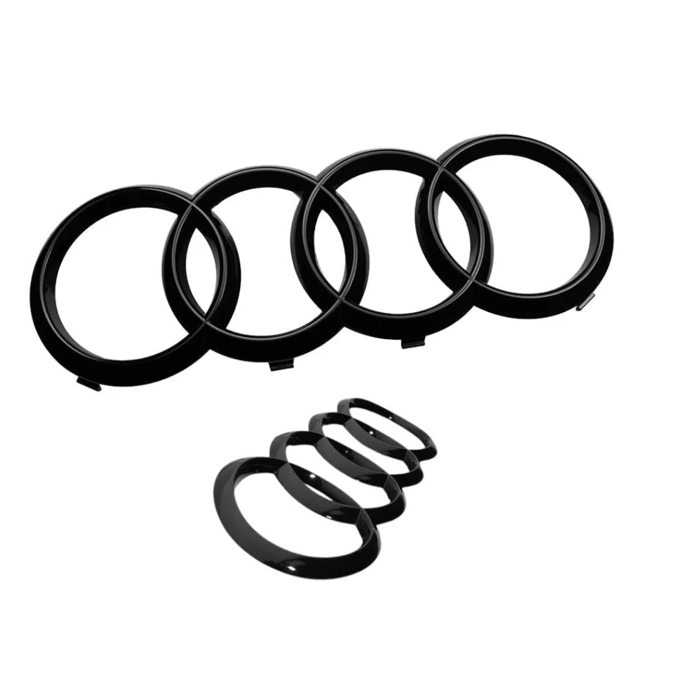 Audi A7 emblemų komplektas (Juodas)