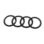 Audi galinė emblema (Juoda) 202mm