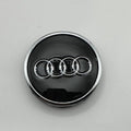 Audi ratlankių dangteliai (glossy black) 61mm