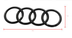 Audi galinė emblema (Juoda) 202mm