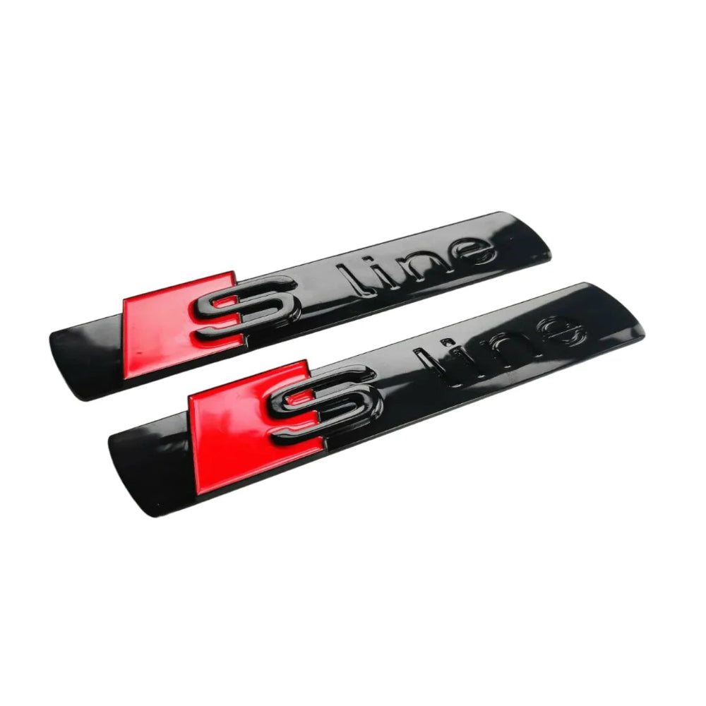 Audi S Line emblema (Juoda)